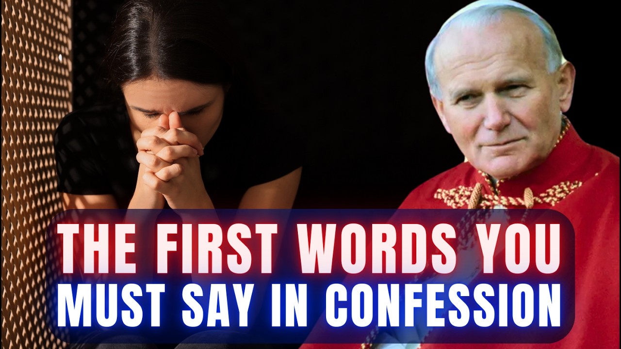 The First Words You MUST Say in Confession 🙏