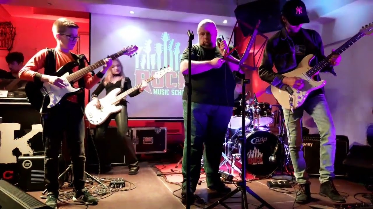 Bartek(drums) & Szymek(guitar) Ciesielczuk. Dżem-Jak malowany ptak. Koncert RMS Lublin. 28.02.2024r.