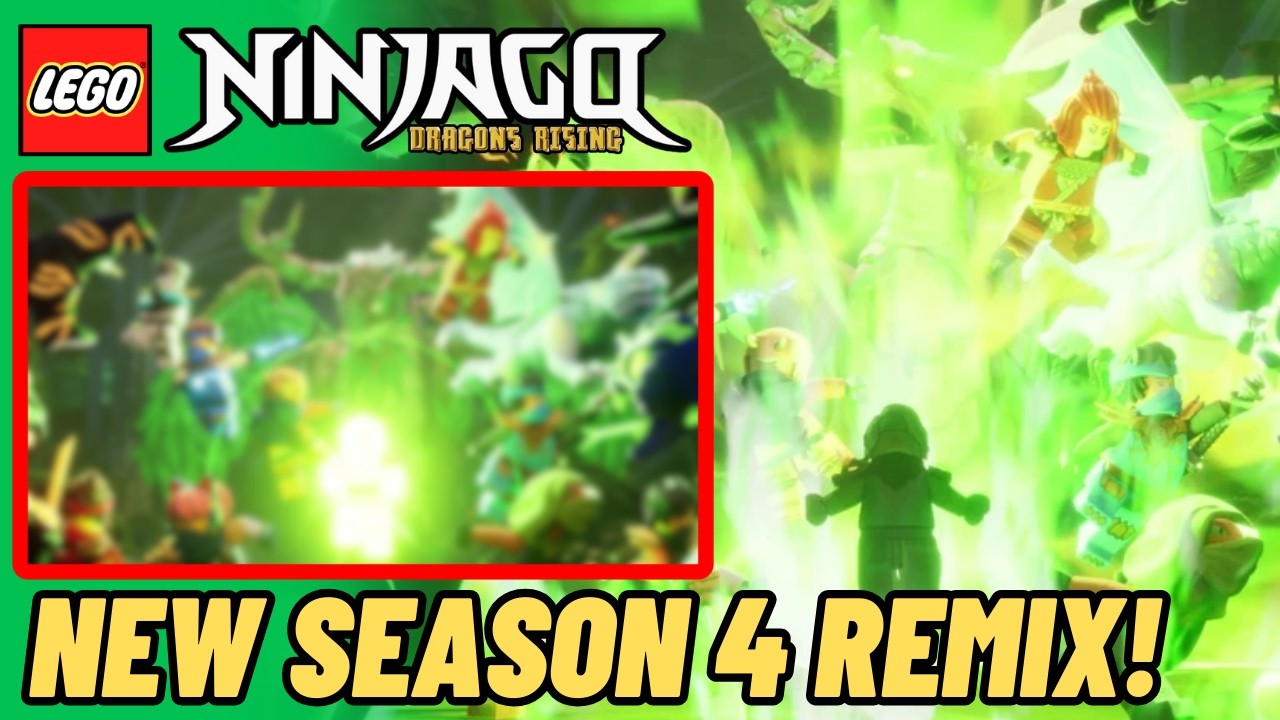 В новых кадрах 4 сезона возвращается Weekend Whip! 🎵 Новости о 4 сезоне Ninjago Dragons Rising!