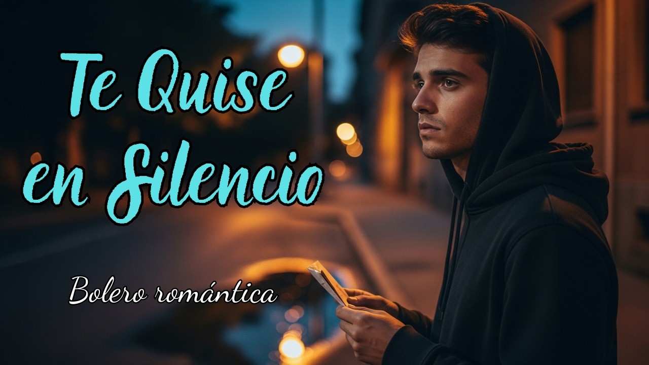 TE QUISE EN SILENCIO | Bolero Romántico (Voz Masculina) | Canción de Amor No Correspondido #bolero
