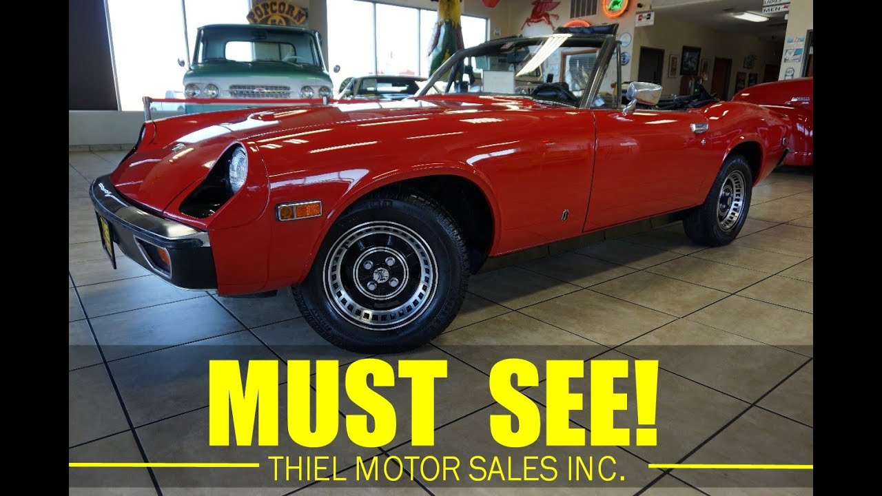 1975 Jensen Healey Convertible Restored Project FOR SALE @ WWW.THIELMOTORS.COM