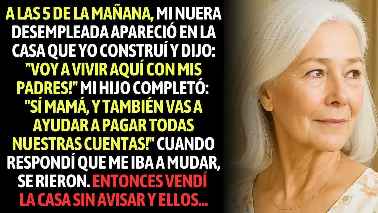 Mi Nuera Desempleada Apareció En La Casa Que Yo Construí Y Dijo ＂Voy A Vivir Aquí!＂ Mi Hijo Completó