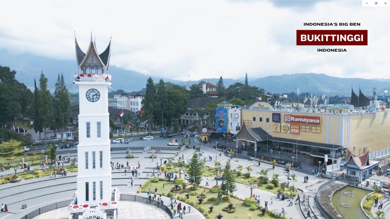 WOW! Bukittinggi, Indonesia Looks Incredible From Above | Cinematic 4K