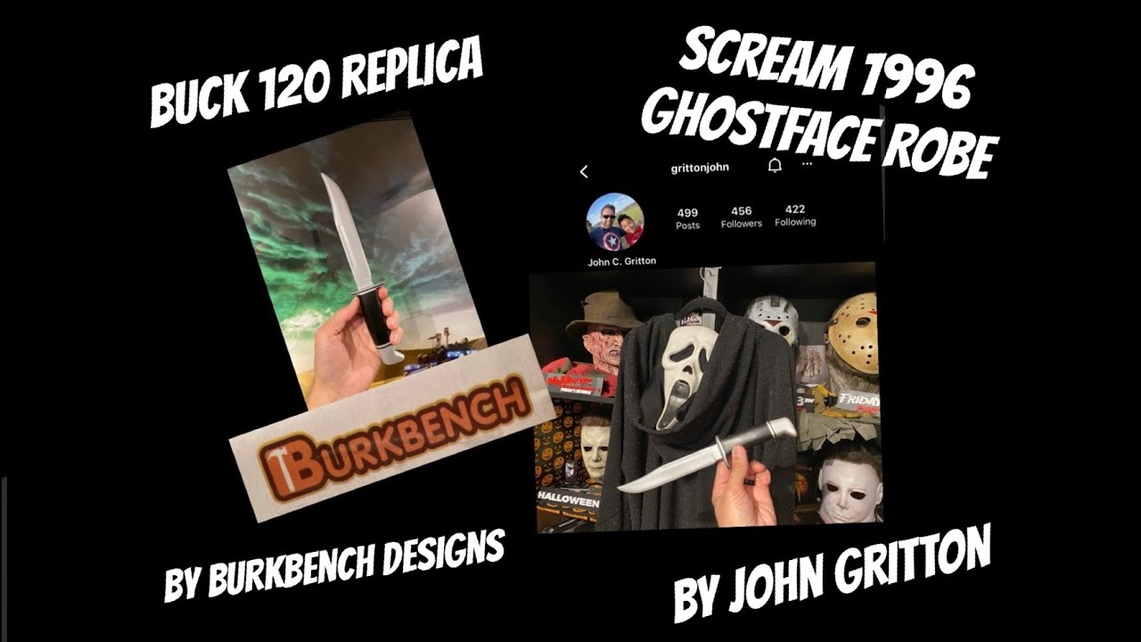 Authentic Scream 1996 Ghostface Robe by John Gritton + Burkbench Buck 120