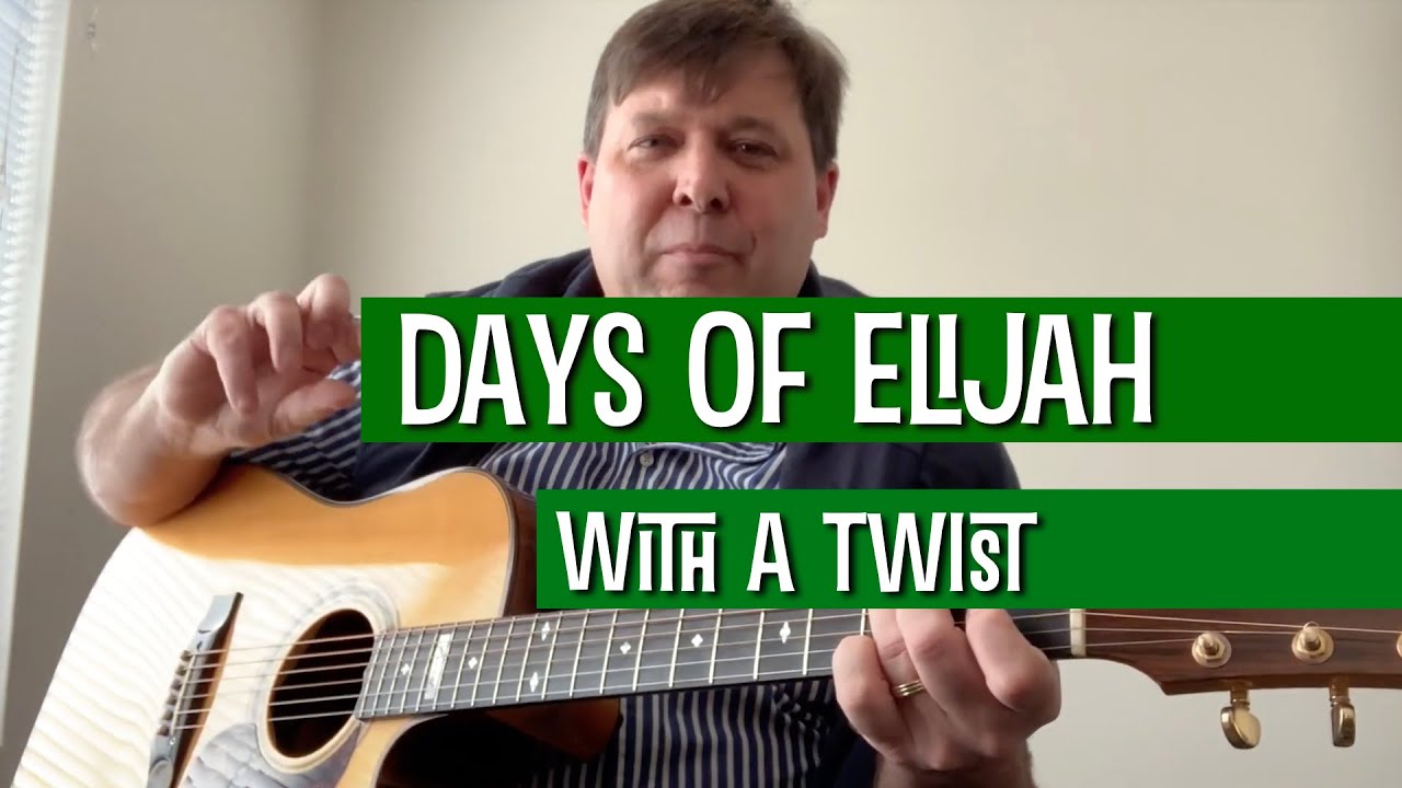 Days of Elijah - Guitar tutorial with chords and backing track you can download