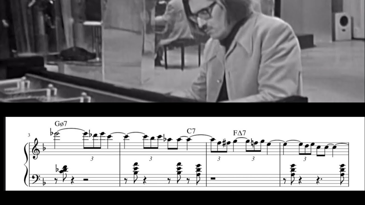 I Love You - Bill Evans Solo Transcription