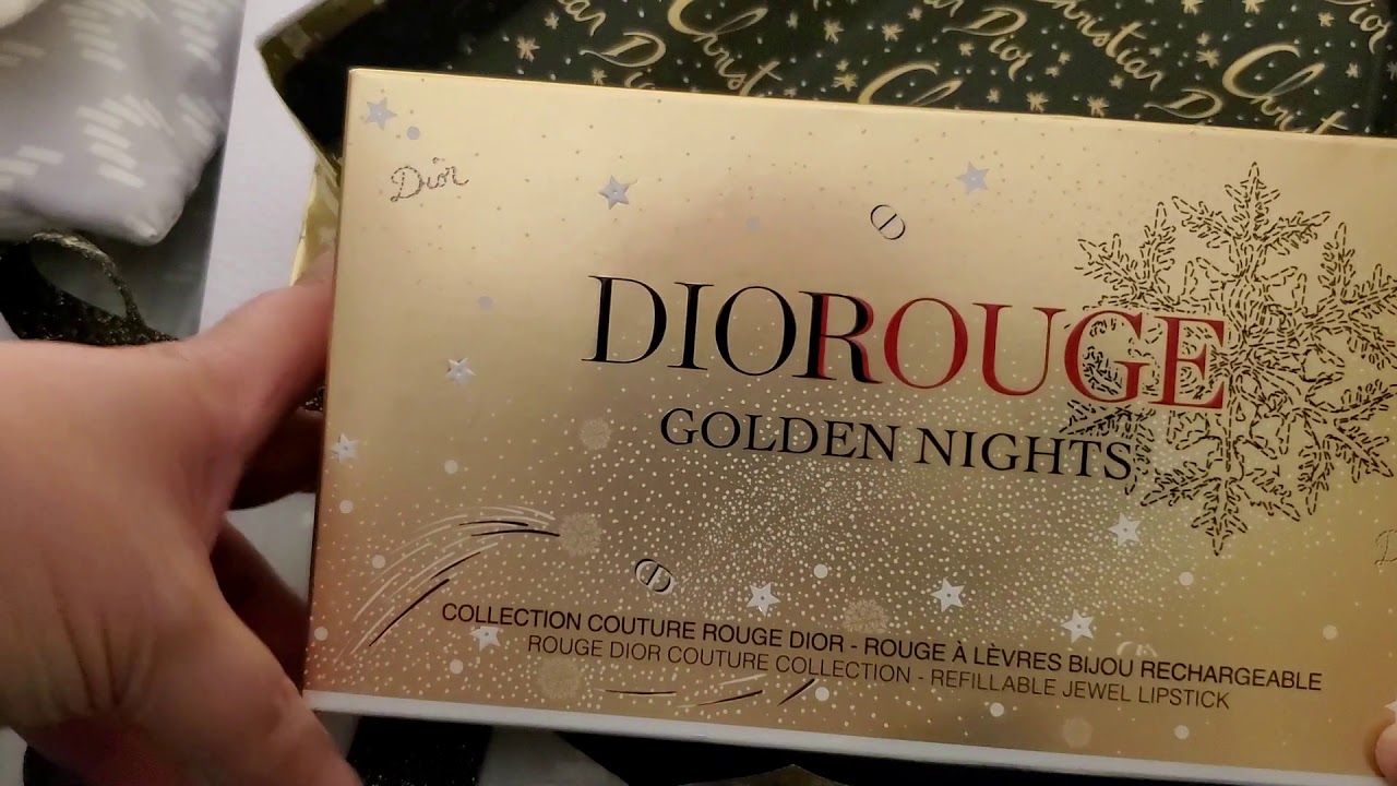 Dior Rouge Golden Nights Unboxing