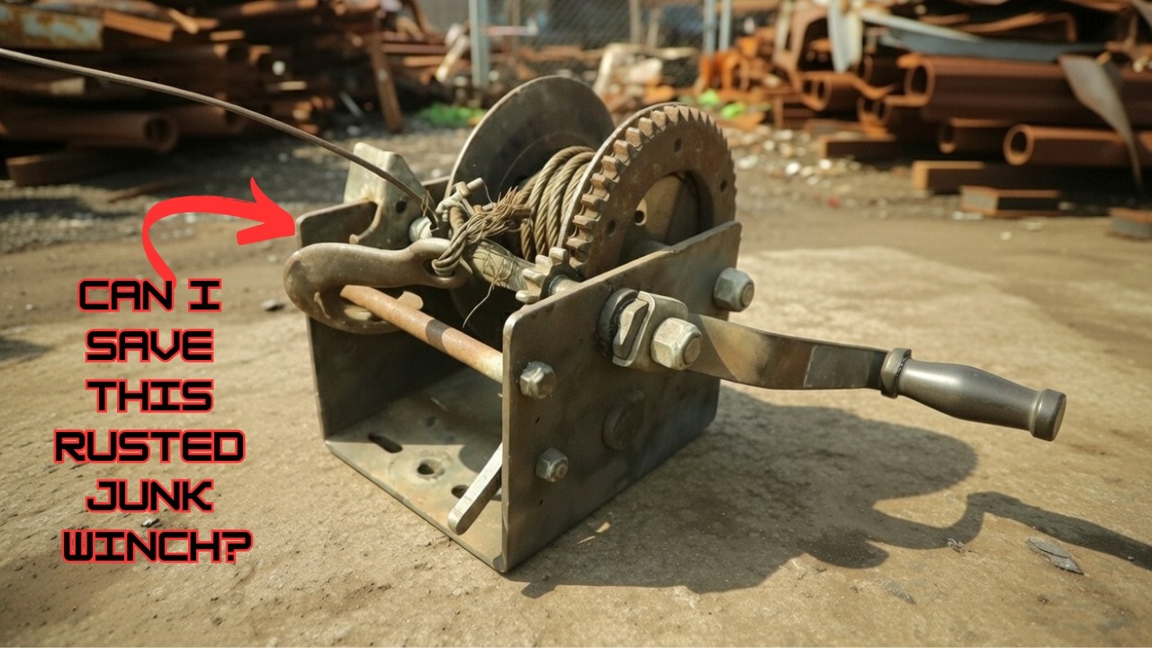 Can I save this universal winch from the scrap heap?