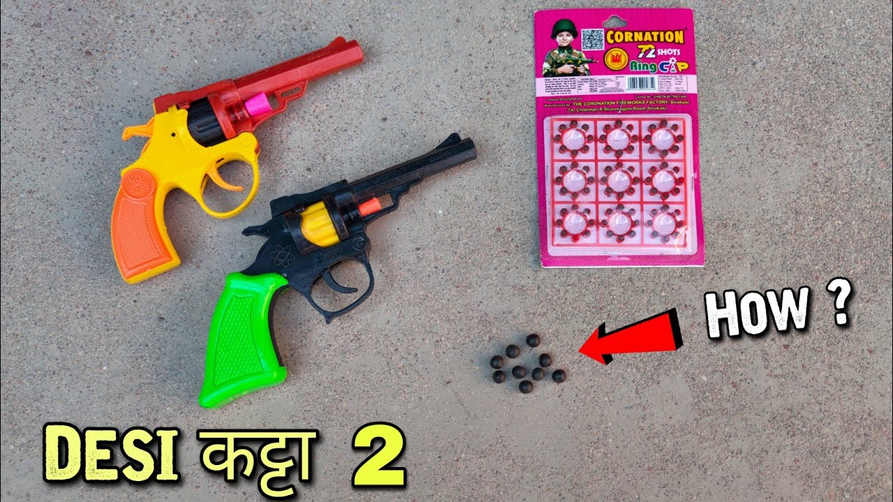 Broń Diwali na prawdziwą broń | Nowa broń airsoft | Broń Diwali 2 | Desi katta | Petardy