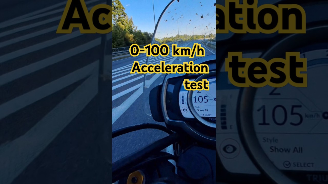 Acceleration TRIUMPH SCRAMBLER 1200XE  #triumphscrambler #acceleration  #bikelife #test #scrambler