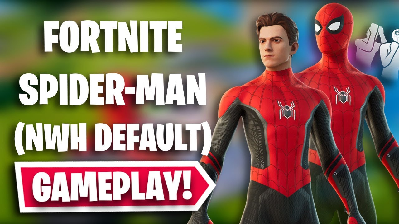 SPIDER-MAN (NO WAY HOME) (DEFAULT) Gameplay in Fortnite! | Fortnite x Spider-Man: No Way Home