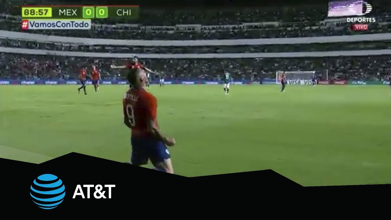 Martes rojo en la Corregidora | México 0- 1 Chile | Amistoso | Presentado por AT&T