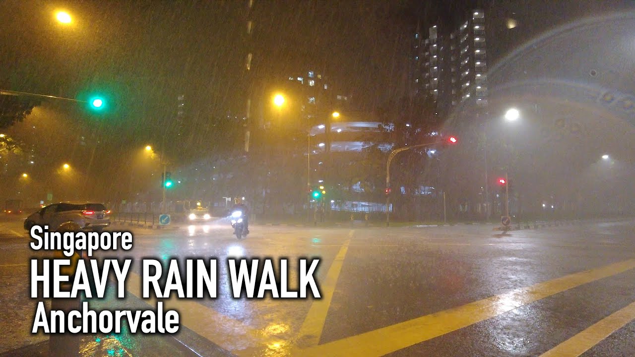 Heavy Rain Walk at Anchorvale [4K]