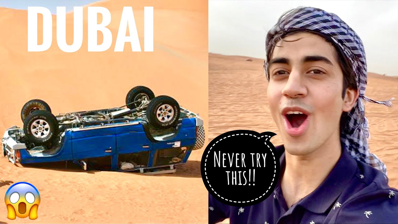 WE ALMOST FLIPPED OUR CAR!! (DESERT SAFARI)