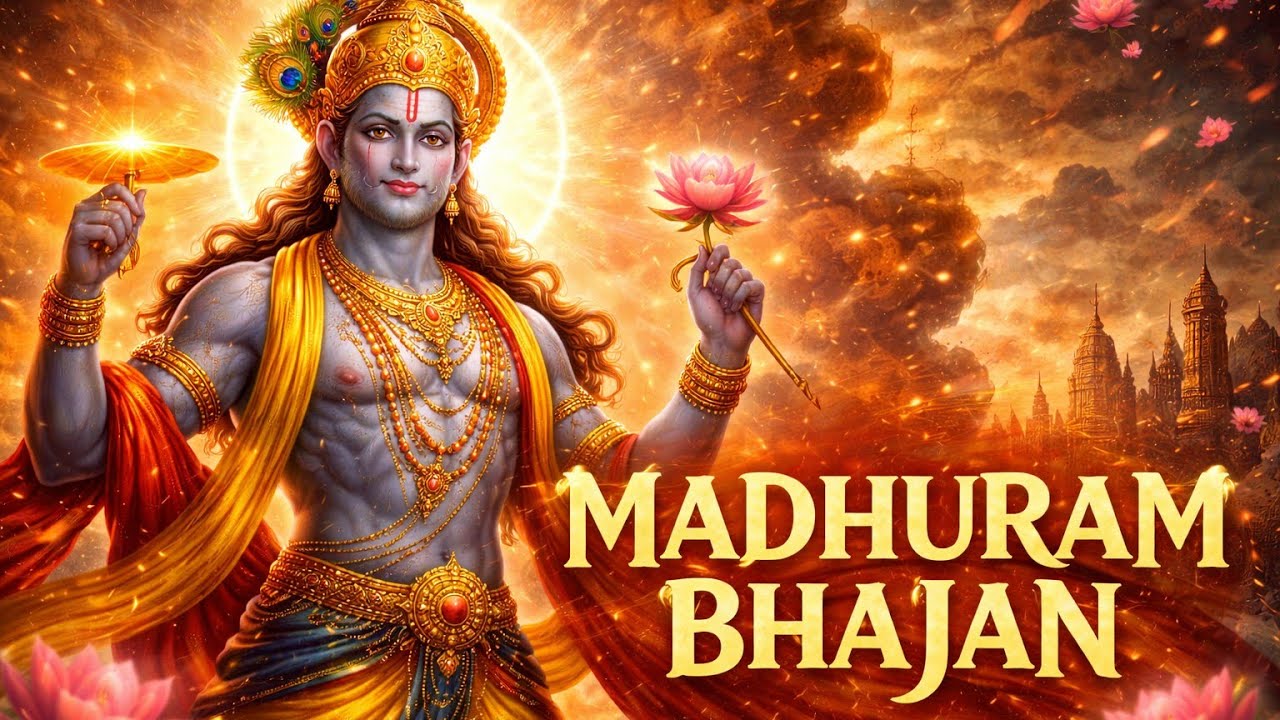 Madhurashtakam Bhajan | Adharam Madhuram Vadanam Madhuram | Krishna Bhajan | Lord Vishnu bhajan