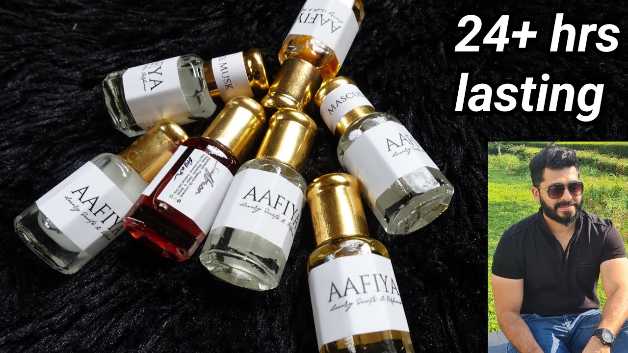हिंदी मे | 24 Hours lasting Attars/Perfume Oil | for Summer & Winter | Aafiya Musk vetiver sandal