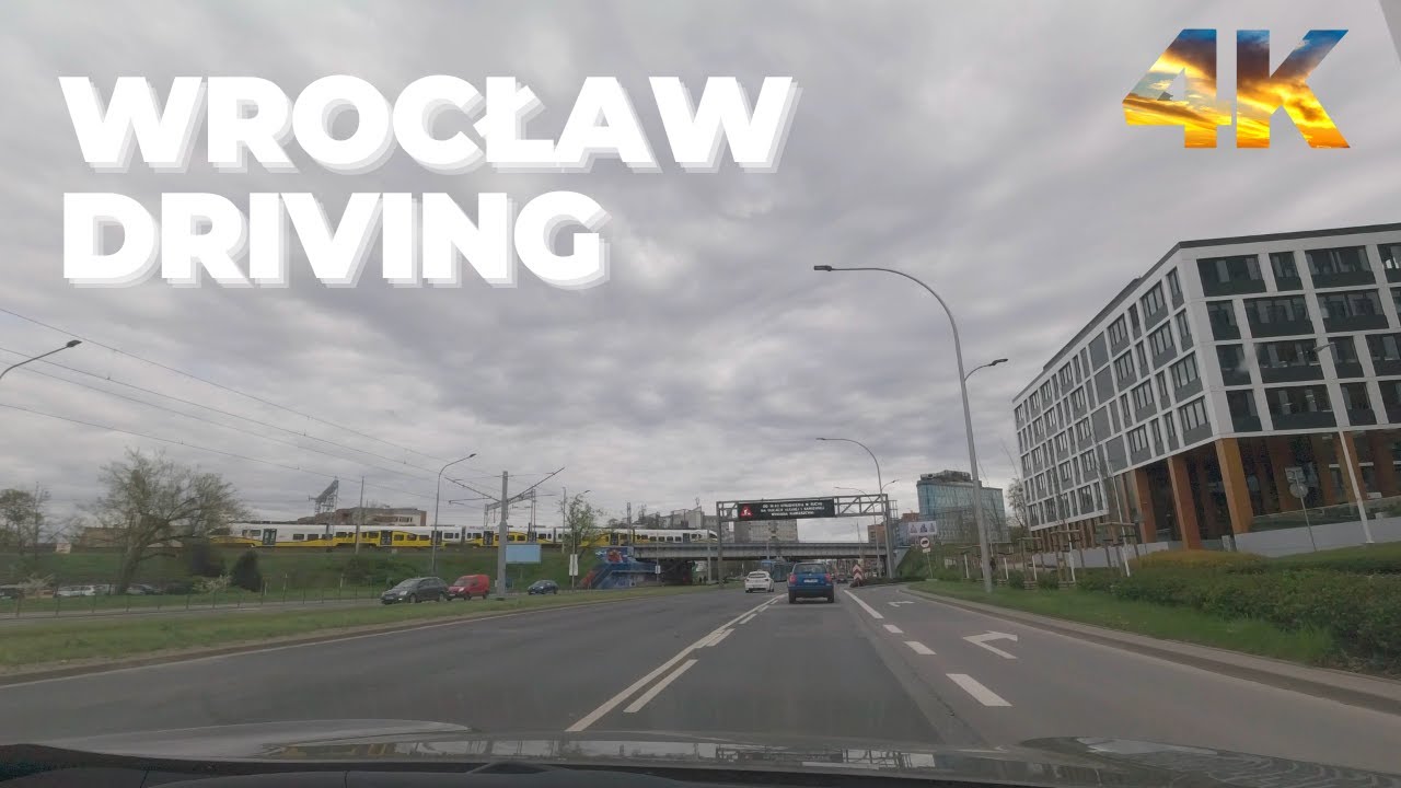 4K Wroclaw driving I Popowice I Szczepin I Suburbs