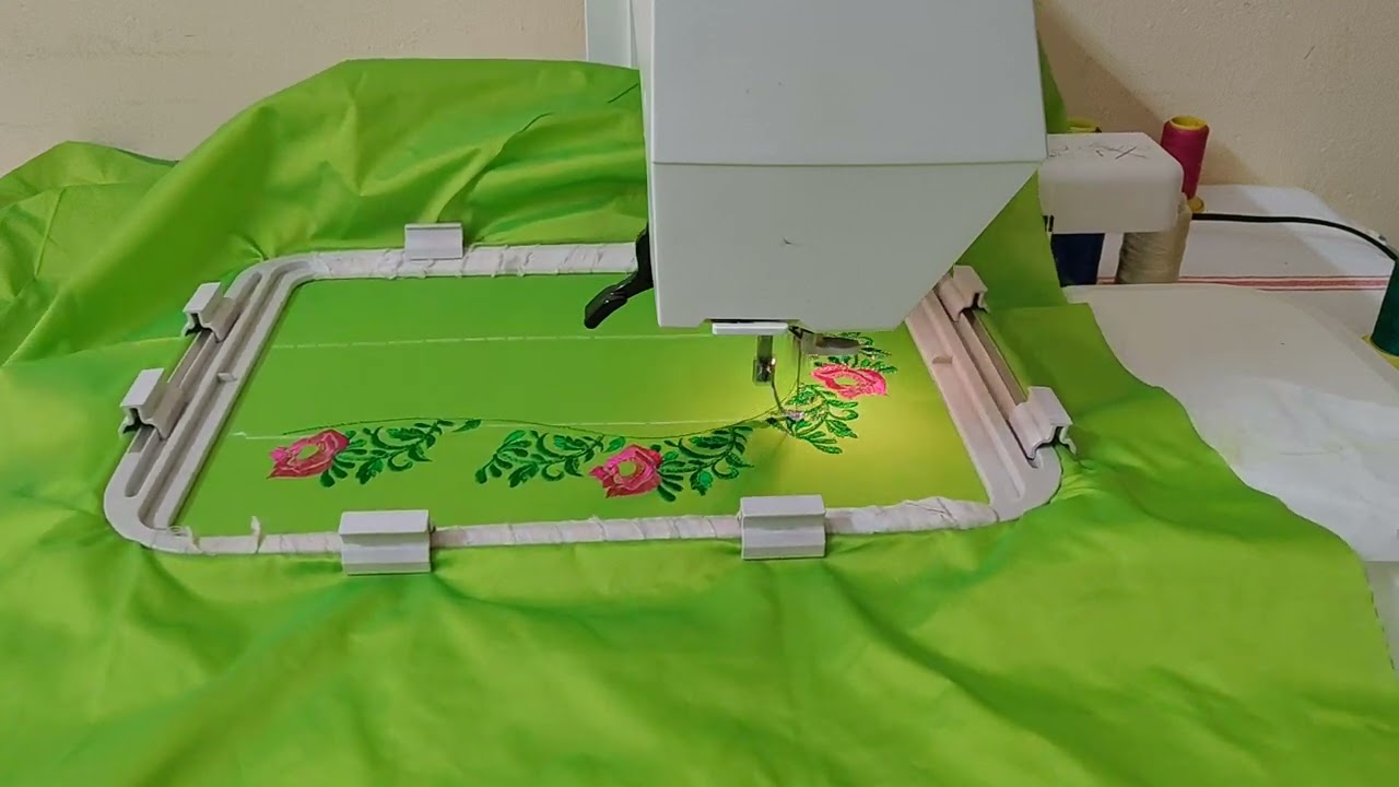Usha 450E computer embroidery work whatsapp no 9110713001