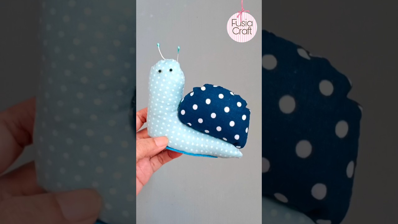 Cute DIY Snail from Fabric / Free Pattern #shorts #fypyoutube