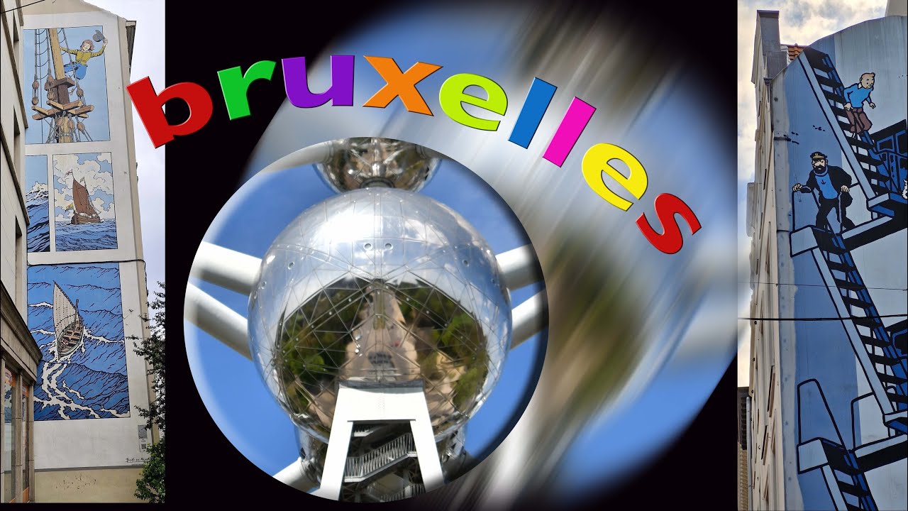 La BD sur les murs à Bruxelles et l'Atomium