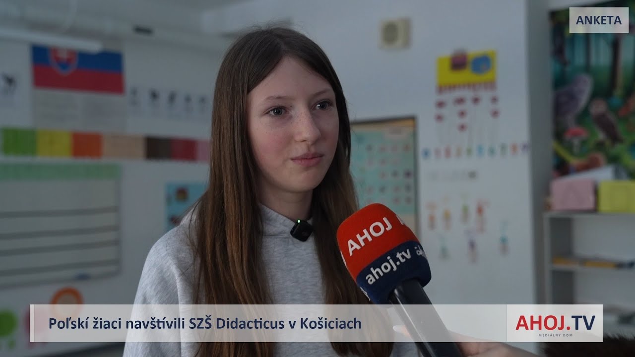 Poľskí žiaci navštívili SZŠ Didacticus v Košiciach