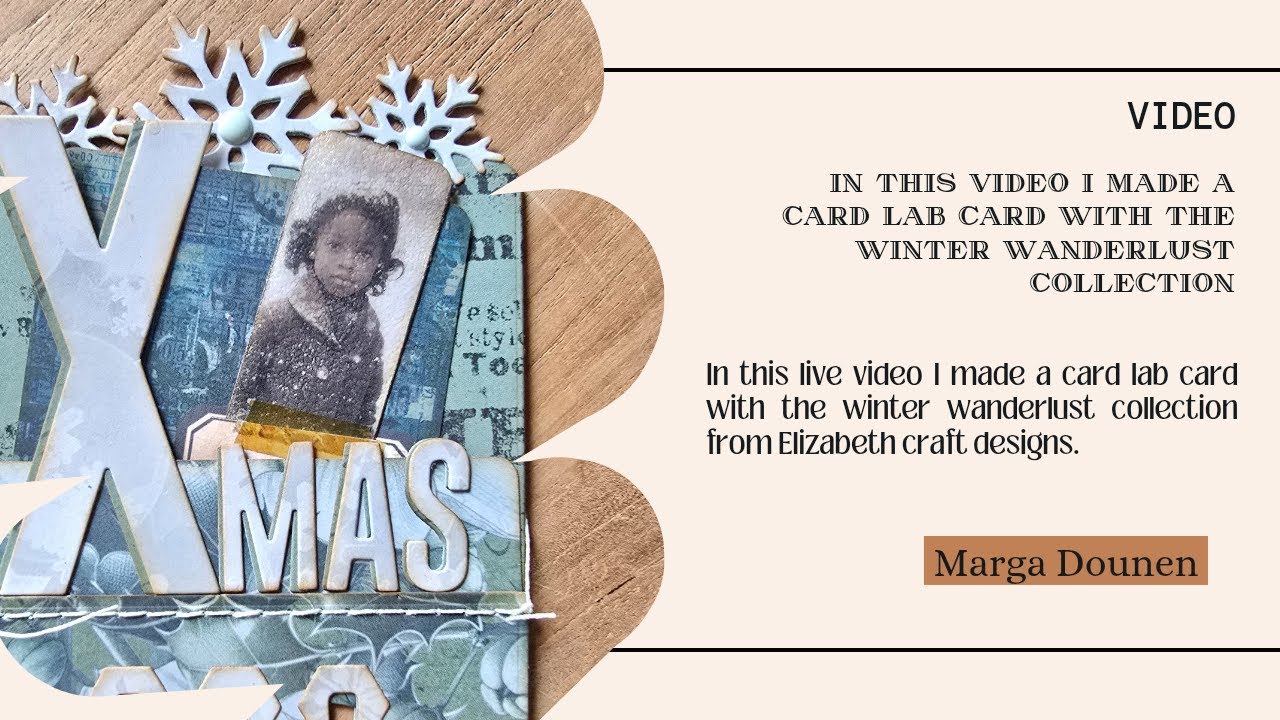 Winter wanderlust cardlab card