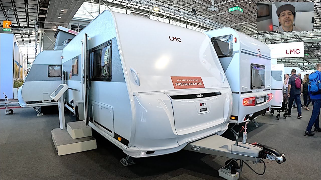 LMC Style 490 K compact caravan camping travel trailer new model 2024 walkaround + interior A1615