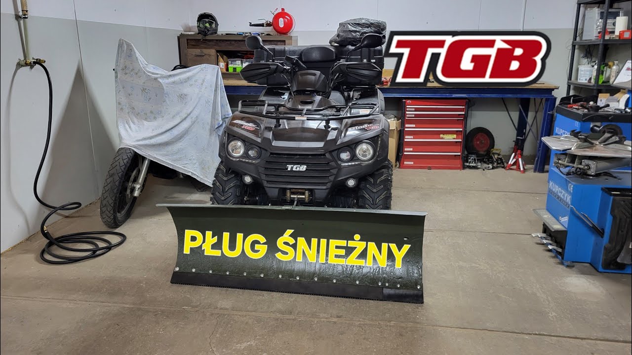 Montaż pługa śnieżnego TGB BLADE 550 4X4