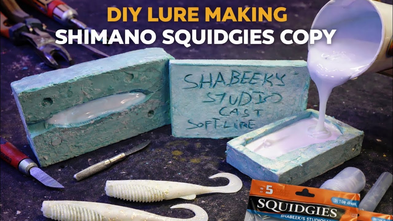“How to Make Soft Fishing Lures at Home | DIY Squidgies Copy”