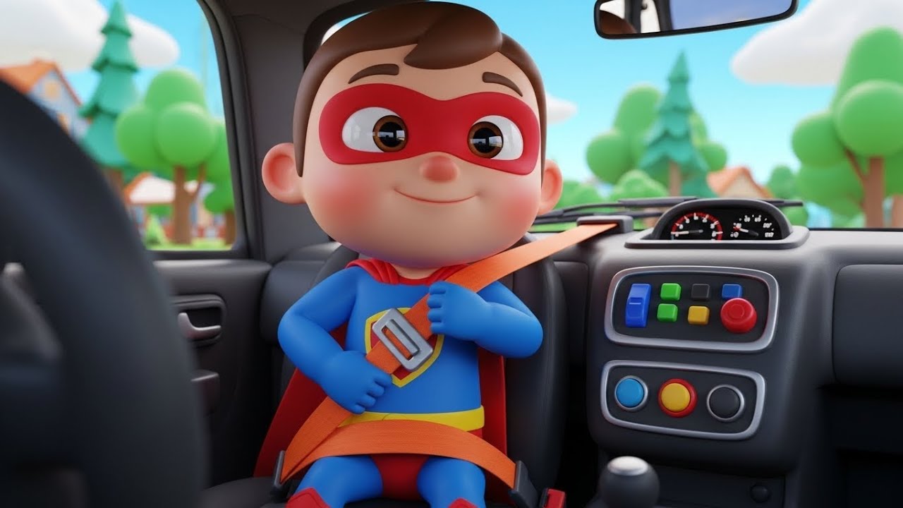 🎵 Rima de Seguridad de Superhéroes – Mantente Seguro | canciones infantiles | Canción para bebé