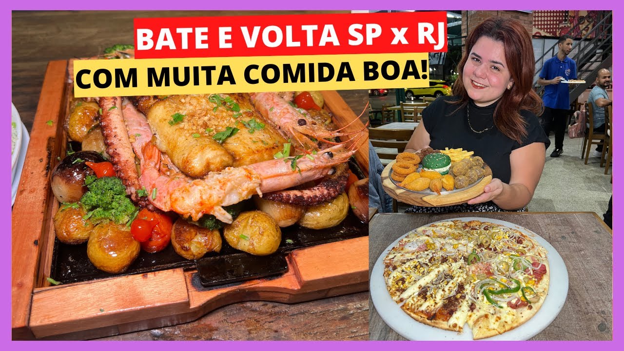 VLOG 1 DIA DE BATE VOLTA SP x RJ