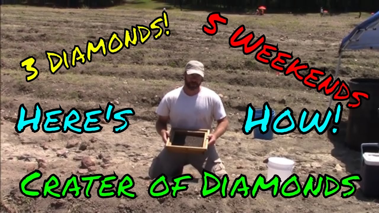 Success Finding Diamonds at the Crater of Diamonds State Park