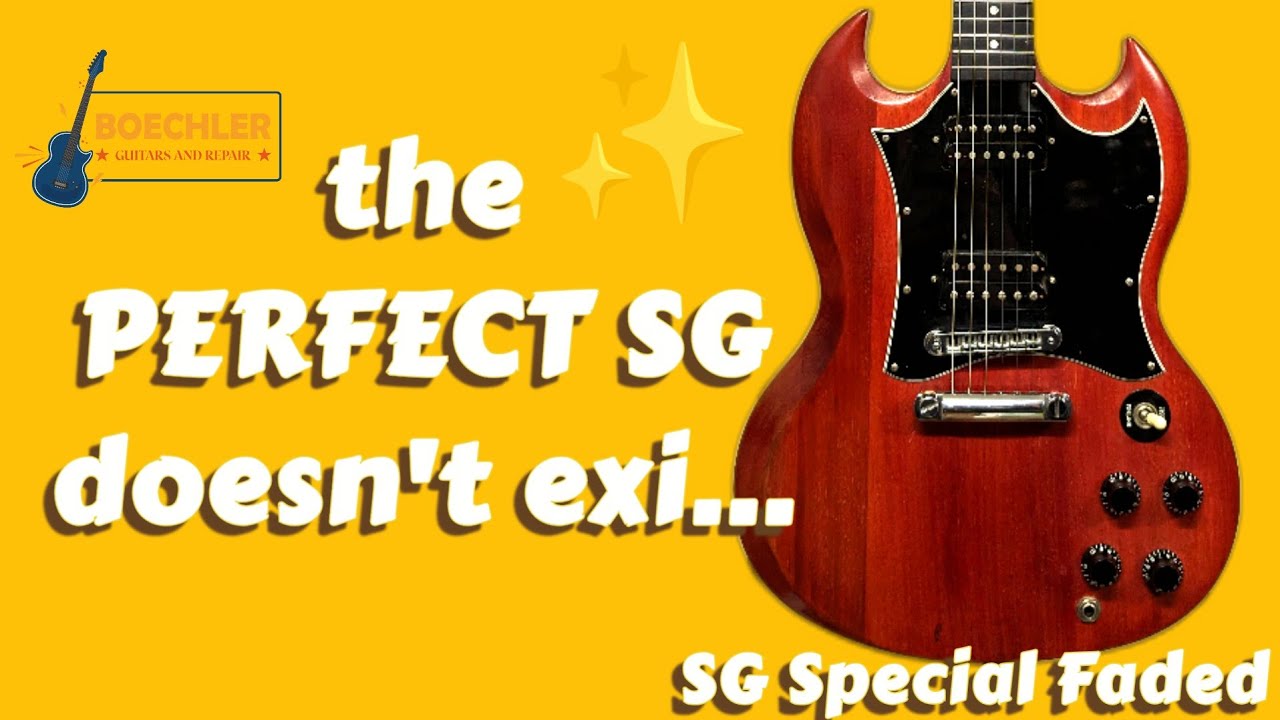 A Goldilocks Gibson SG 2004 Special Faded