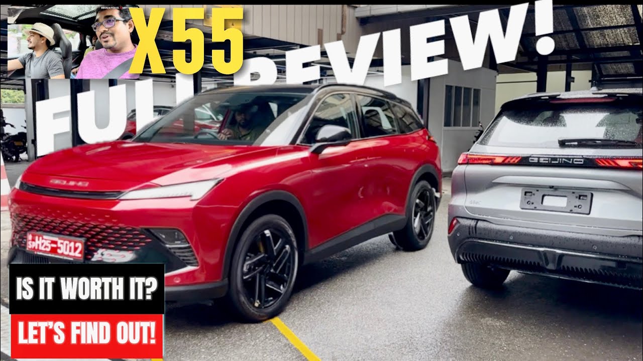 Внедорожник BAIC X55 1.5L Turbo 2025 года на Шри-Ланке!🔥🇱🇰 ПОЛНЫЙ ОБЗОР ⬆️ Просторный, роскошный ...