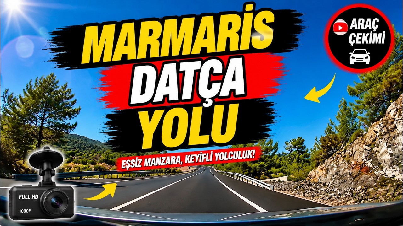 MARMARİS DATÇA YOLU YOL MANZARALARI