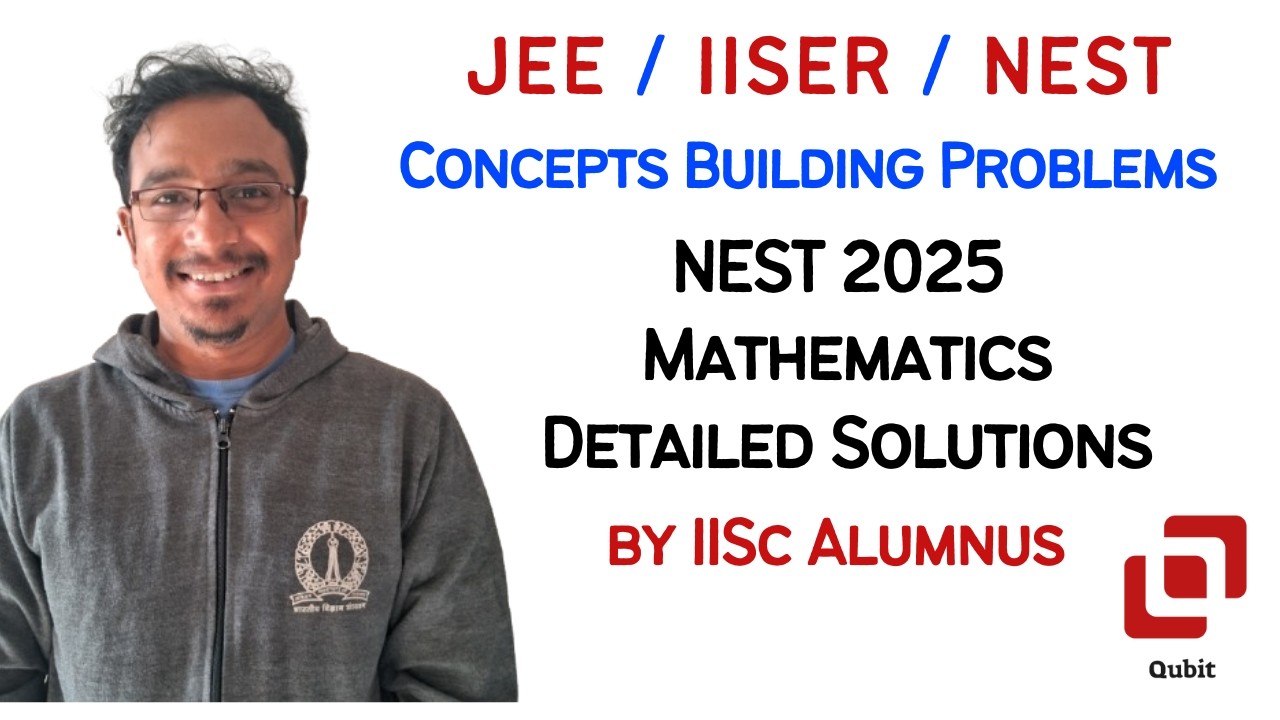 Stop Guessing! Every NEST 2025 Math Problem Solved Properly | Q3 | Step-by-Step Analysis