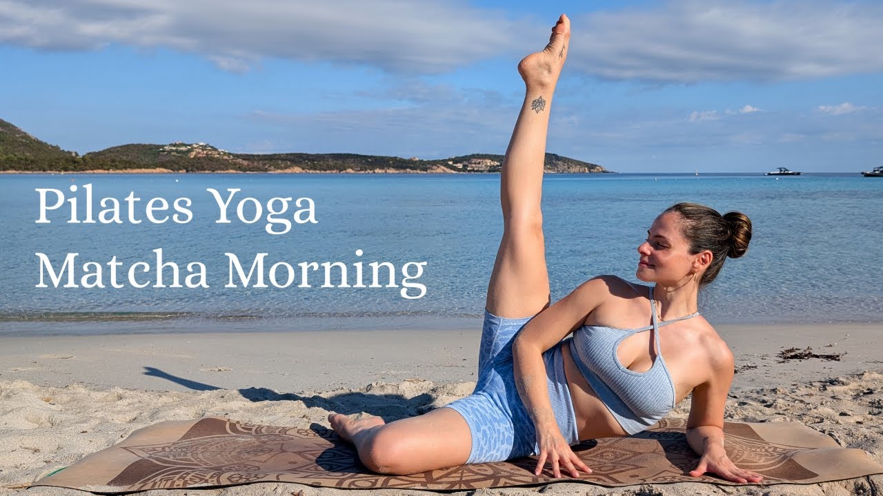 10 Min Matcha MORNING PILATES YOGA MIX | Refreshing Full Body Wake Up Call
