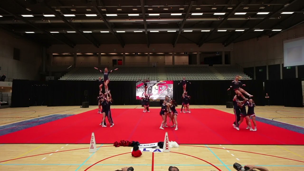 CLA Blackjax Cheerleader Academy Antwerp SENIOR ELITE COED