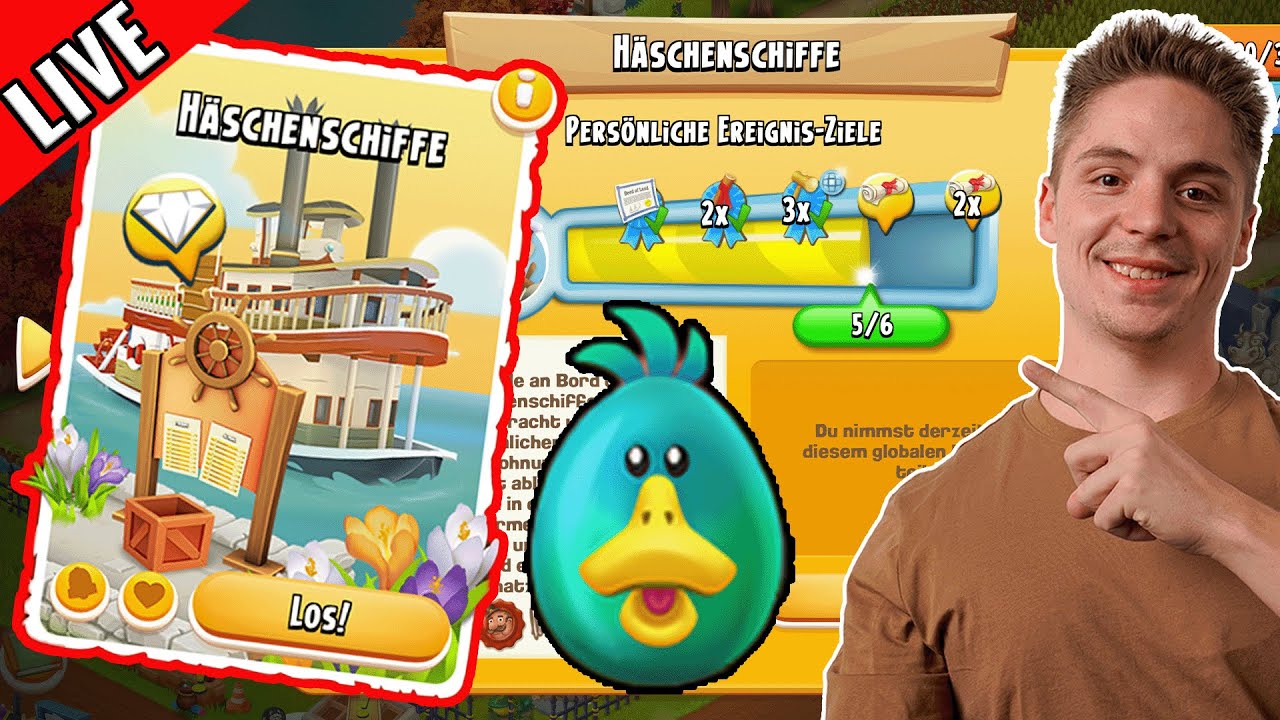 🐰HASEN SAMMELN! - NEUE EVENTS!😍🗝️Hay Day Livestream