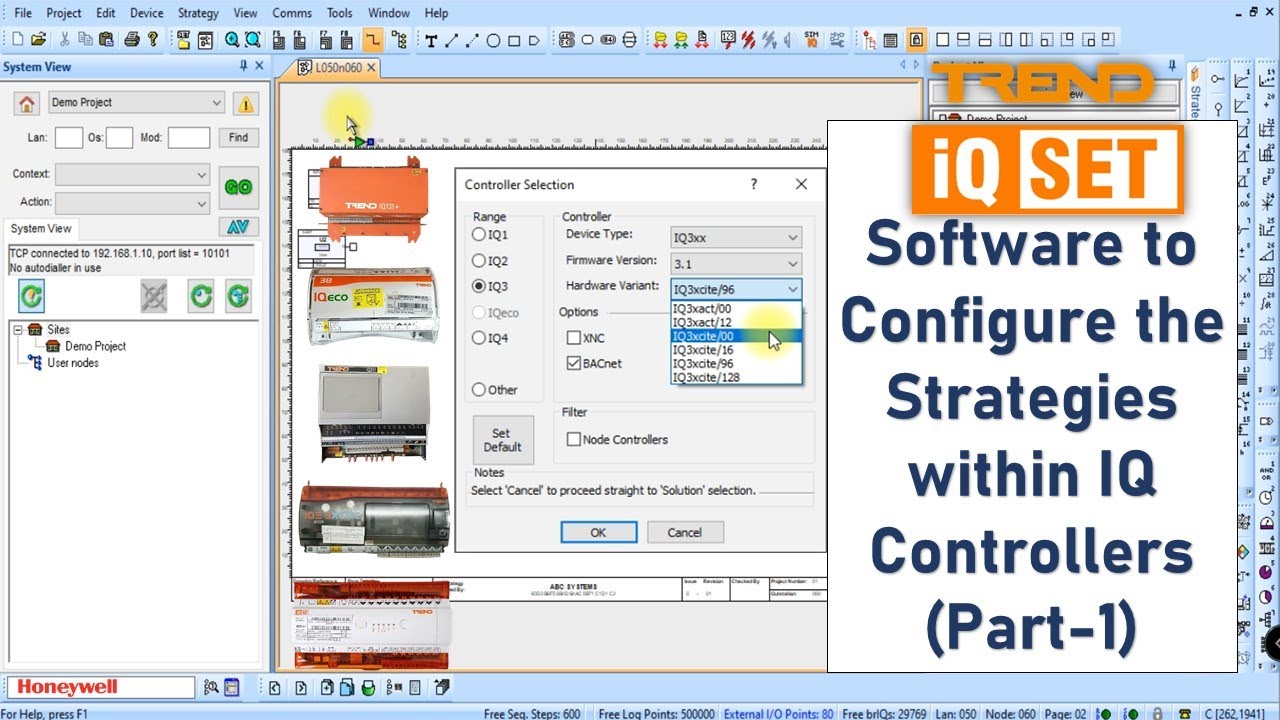 How to Configure IQ Controller Strategies in TREND IQSET Software 🛠️ | Tutorial Part-1