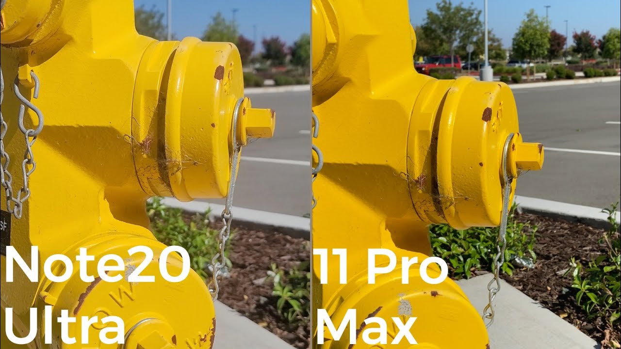 Samsung Note 20 Ultra vs iPhone 11 Pro Max 4K 60FPS VIDEO TEST!