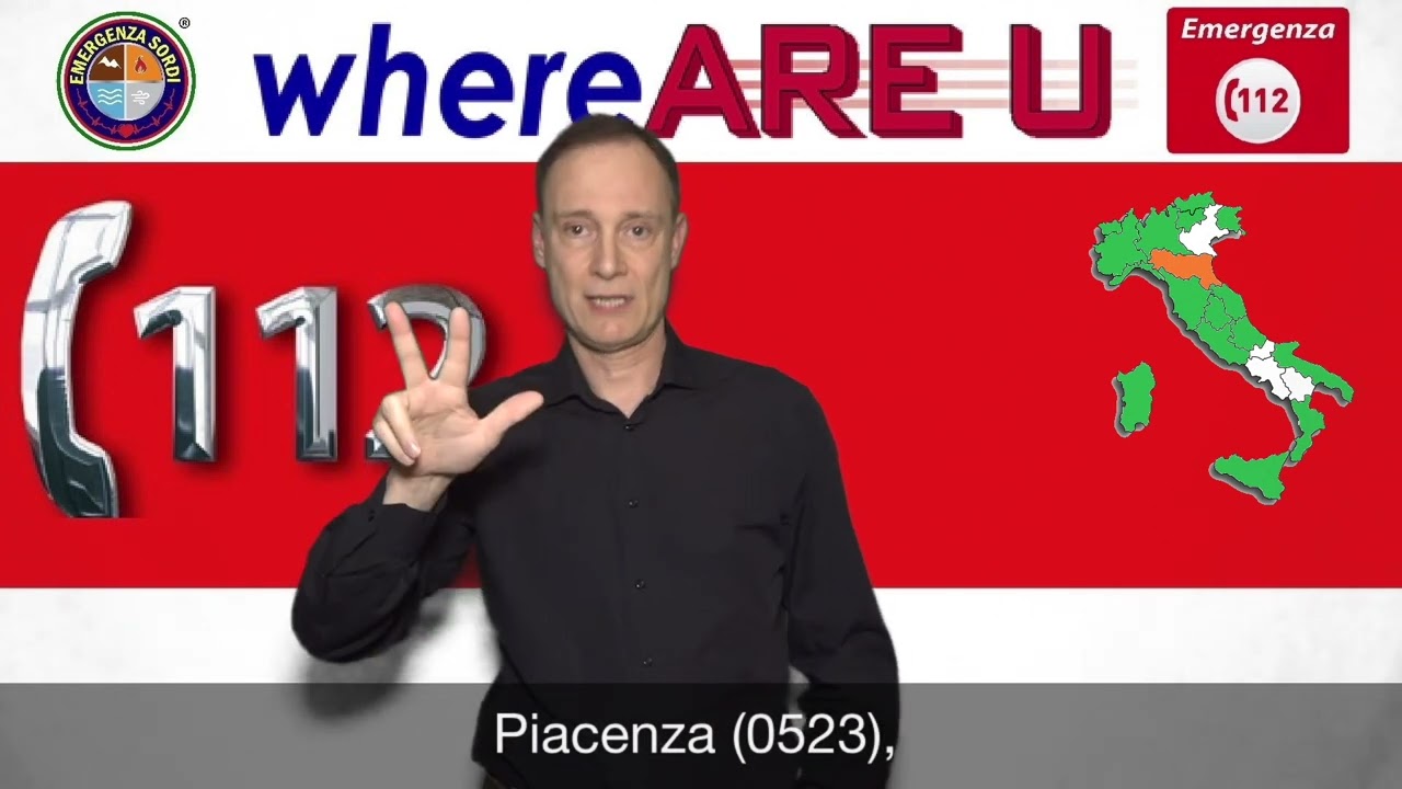 App Where Are U - VideoLIS NUE 112 Emilia Romagna (2° aggiornamento)