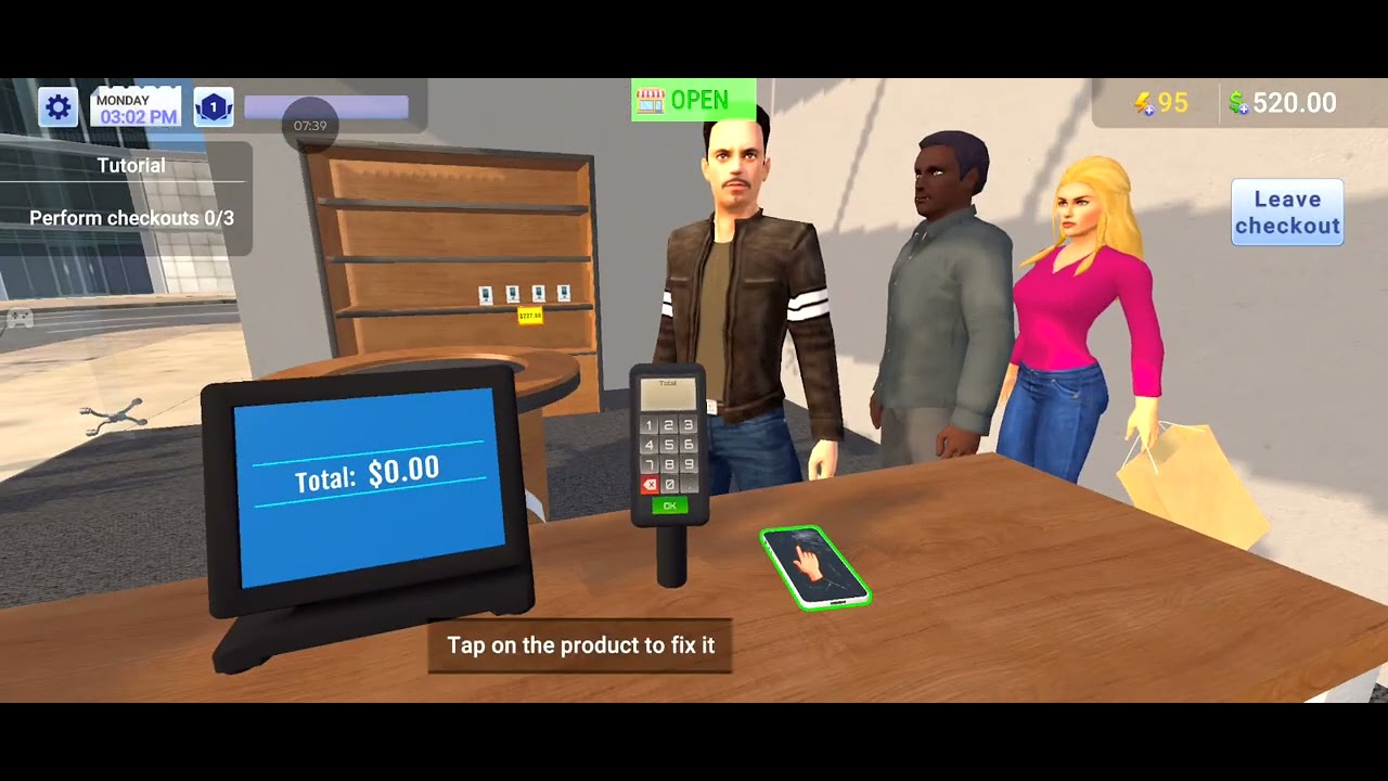 Electronic store gameplay 1