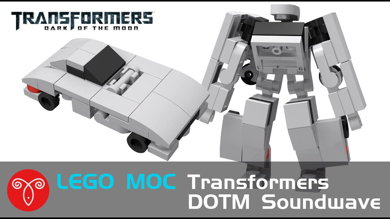 Lego Transformers DOTM Soundwave MOC Instruction Mini Mecha