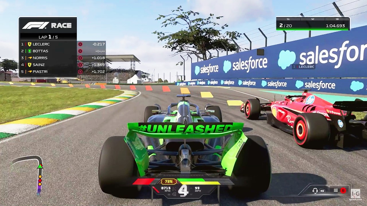 F1 24 - Xbox Series X|S Gameplay (1080p60fps)