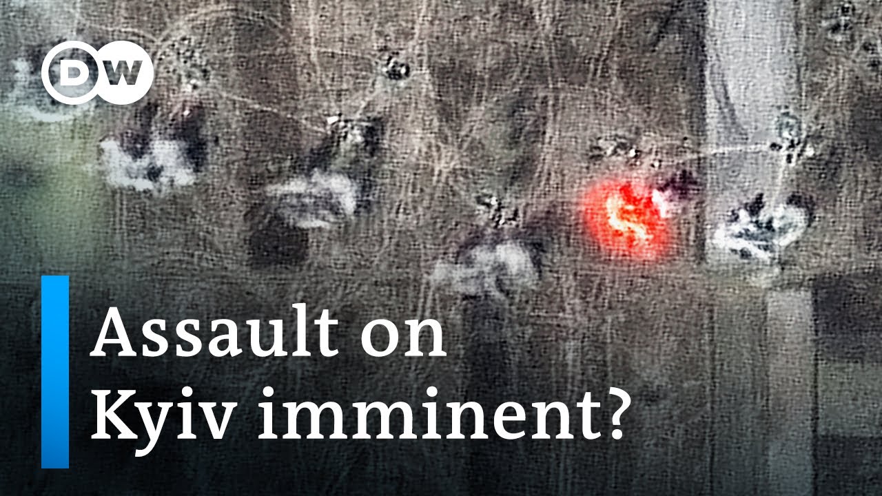 Satellite images reportedly show Russian offensive towards Kyiv | DW News