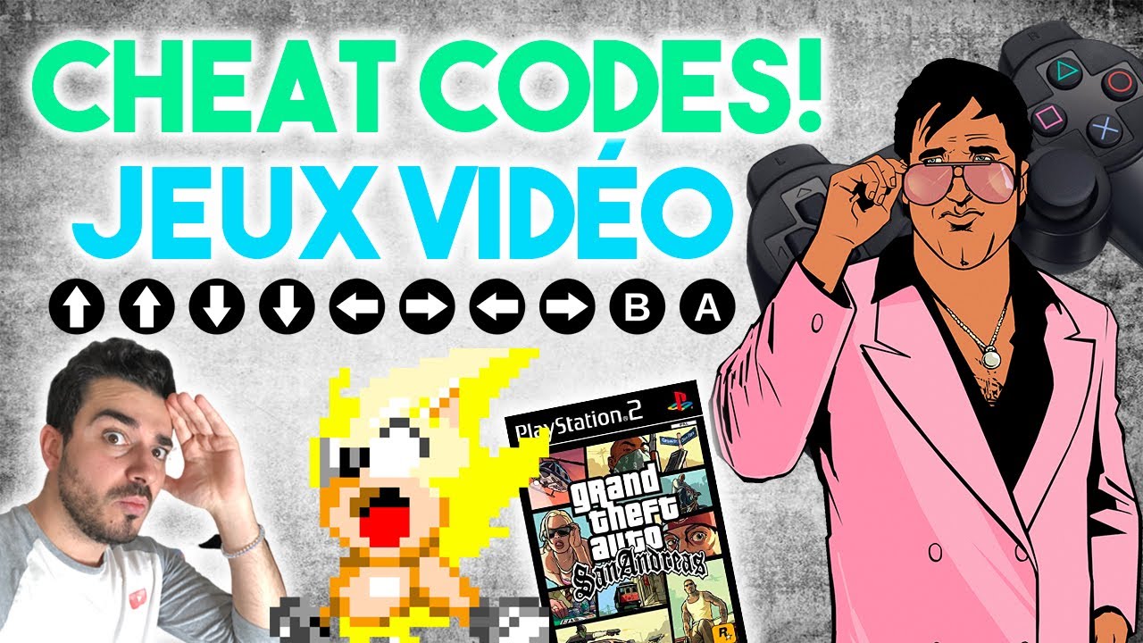 Ces CHEAT CODES MYTHIQUES dans les JEUX VIDÉO!