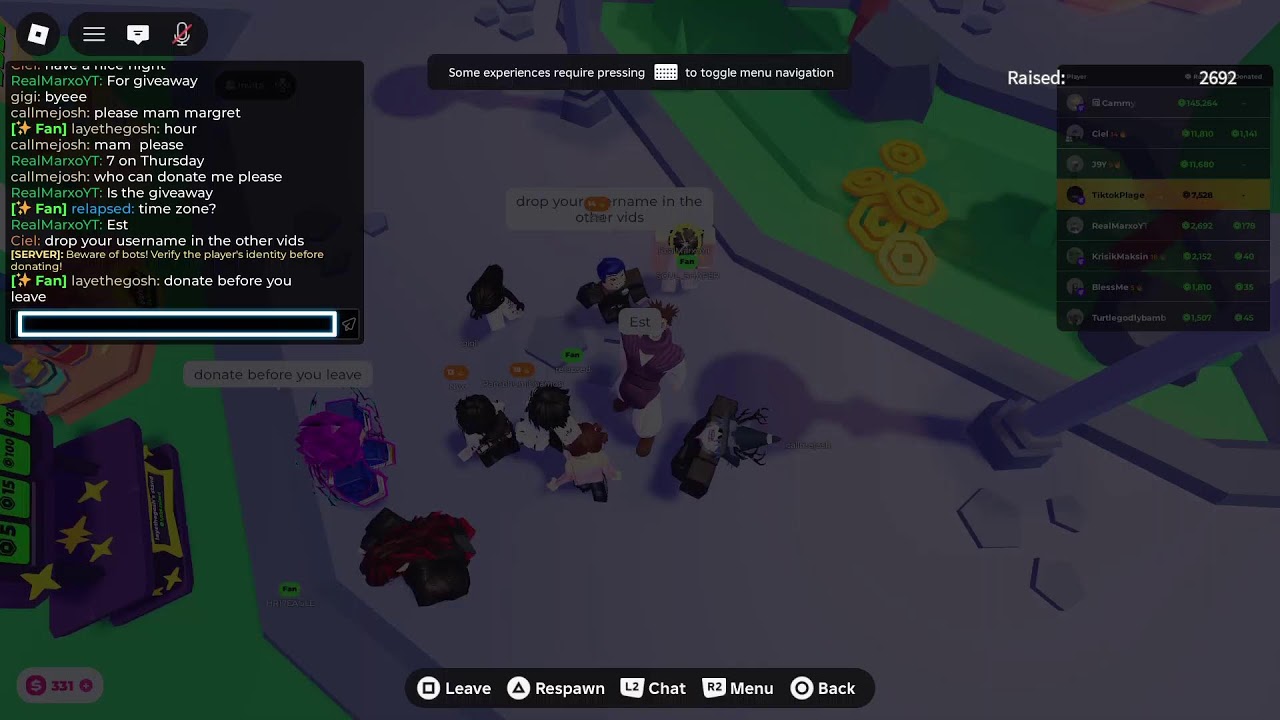 Roblox playing with yall