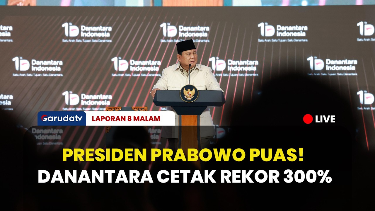 PRESIDEN PRABOWO GEBRAK DANANTARA! Cetak Rekor ROA 300%, BUMN Kini Makin Gacor! I LAPORAN 8 MALAM