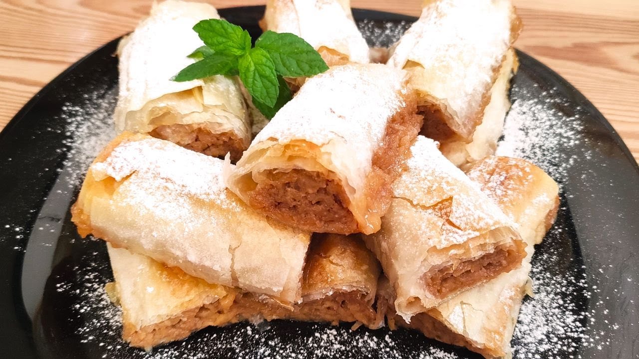 Placinta cu mere si nuca  (Strudel cu mere si nuci) / Reteta rapida si usoara